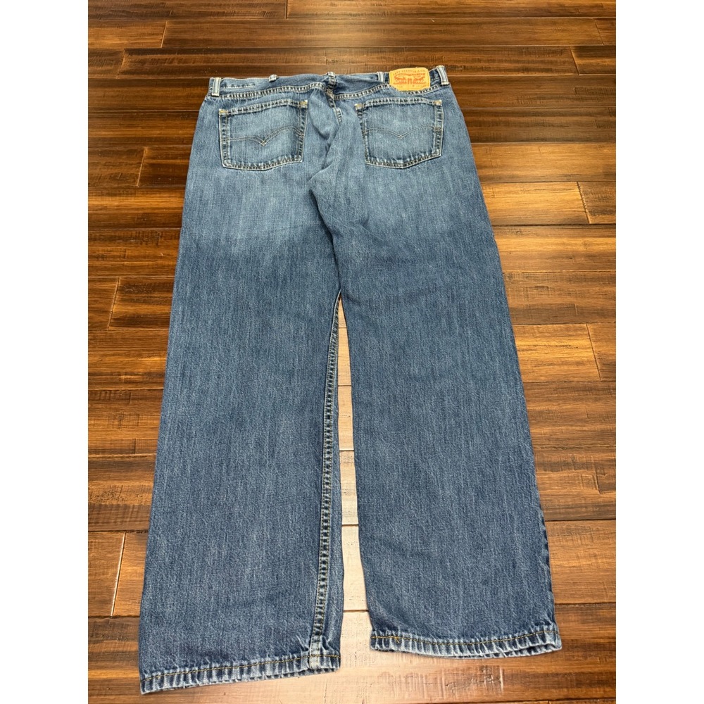 Levis 514 Mens Straight Fit Jeans Blue Denim 38x32 Medium Wash 00514-0308